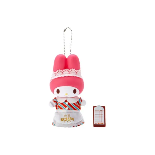 Sanrio My Melody Винтажный Кофейный CAFE Коллекция Кукла Плюшевая Подвеска 9 см Длина Тела