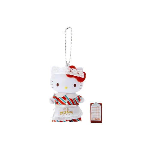 Санрио Hello Kitty Sanrio Винтажный Кофейный SHOP Коллекция Куклы Hello Kitty Плюшевая Подвеска 9 см Рекомендуемый Рост