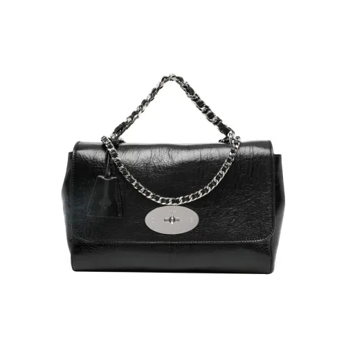 Mulberry Кожа Сумка Сумка через плечо Сумка через плечо Средняя Женская Черная