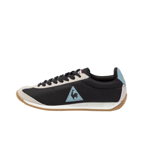 Le Coq Sportif Шок Абсорберы Противоскользящие Устойчивые к истиранию Низкий Топ Повседневная Обувь Унисекс Черный Синий
