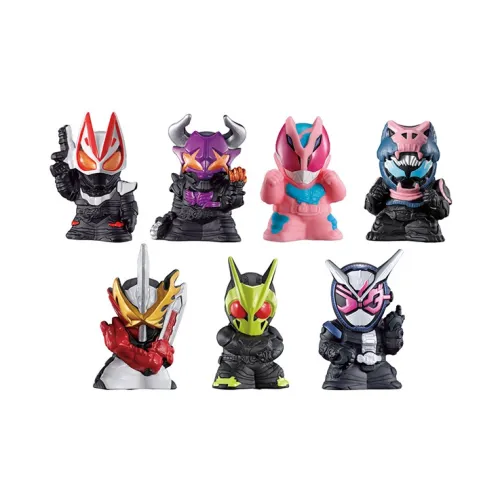 BANDAI Kamen Rider Палец Фигурки Polar Лиса и Levi's Коллекция Играть Food Целая Коробка 7 шт