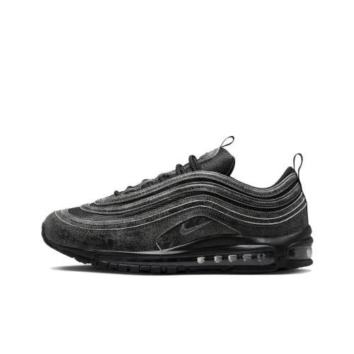 CDG Collaboration x Nike Air Max 97 Low Топ Повседневные Беговые Кроссовки Унисекс Черные