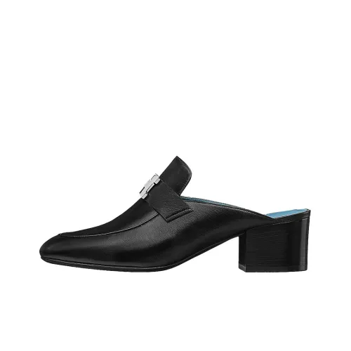 HERMES Paradis Домашние тапочки Женские Черные