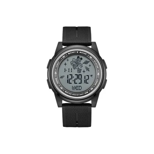 Disney Space Mickey Series Электронный механизм Смола Ремешок Часы Унисекс Серый циферблат