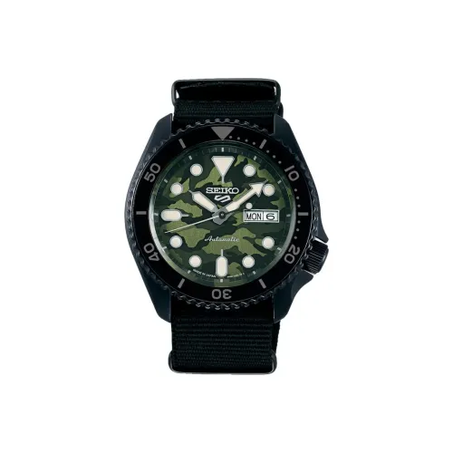 SEIKO Автоматический Механический Механизм Мужские Часы 42,5 мм Зеленый
