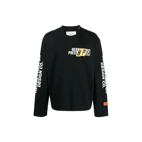 HERON PRESTON Черная Мужская Рубашка