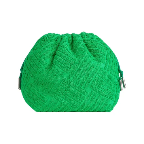 Bottega Veneta POUCH Cloud Сумка Хлопок Клатч Стандартный Мужской Зеленый