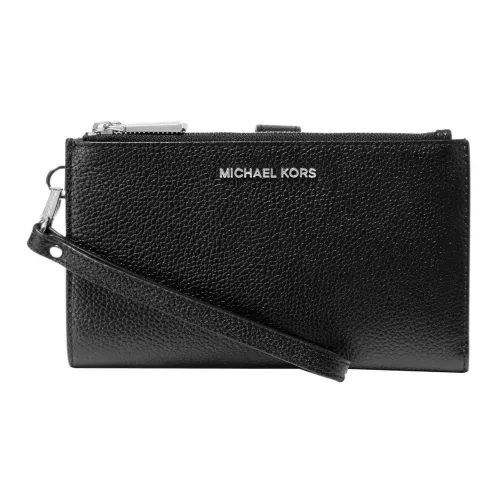 MICHAEL KORS Pebble Кожа Кошелек Мужской Черный