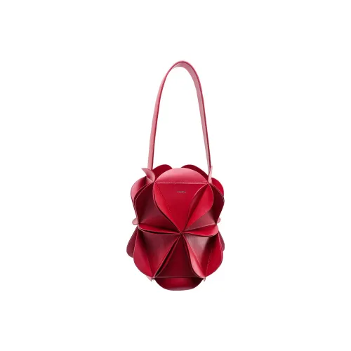 COPERNI Телячья кожа Ведрообразная сумка Сумка на одно плечо Женская Красная