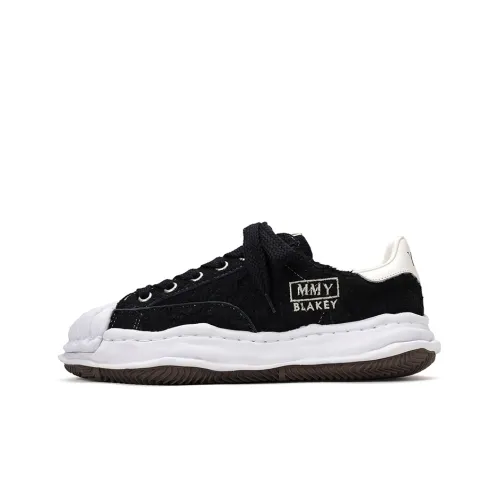 MIHARA YASUHIRO Blakey Low Топ Стильные Скейтбординги Унисекс Черный