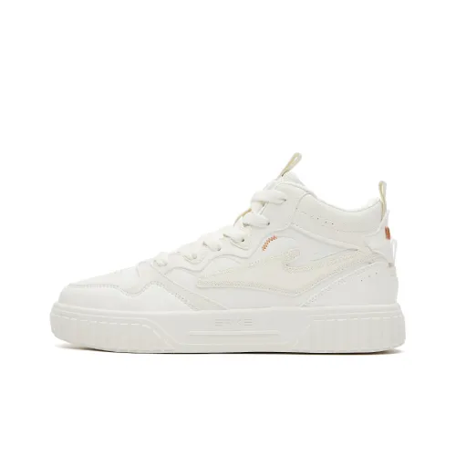 Erke Торт MID Топ Скейтборд Кроссовки Женские Белые Коричневые