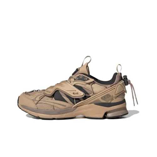Adidas Spiritain 2000 Устойчивый к истиранию Низкий Топ Повседневные Беговые кроссовки Унисекс Черный Умбра