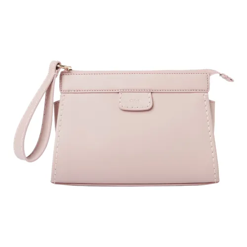 Chloe Edith Телячья кожа Сумка через плечо Мини Женская Розовая