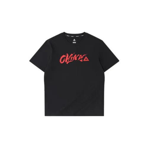 PEAK Черная унисекс футболка