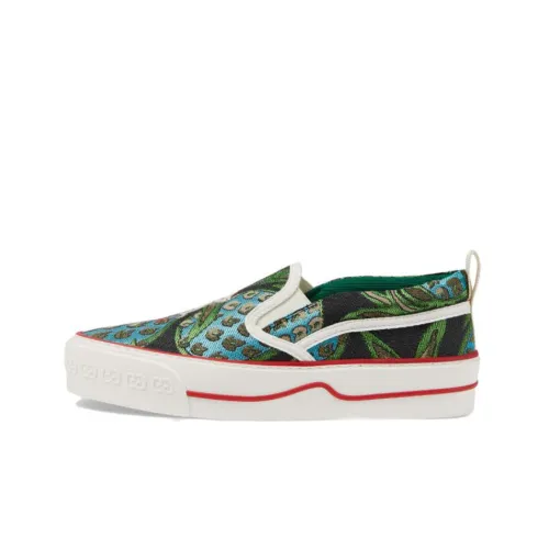 GUCCI Tennis 1977 Низкие Кеды Fashion Форма Женские Зеленые