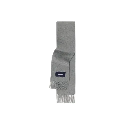 Jacquemus Wool Knit Шарфы Серый Унисекс