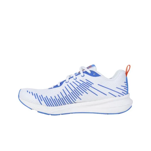 LINING Амортизация Дышащий Устойчивый к истиранию Низ Резистентный Низкий Топ Беговые кроссовки Мужской Белый Синий