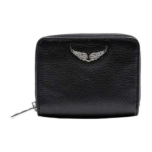 Zadig Voltaire Кошелек из коровьей кожи Мини Женский Черный