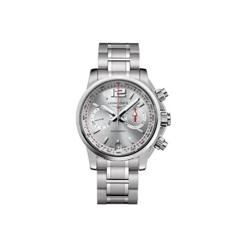 LONGINES Автоматический Механический Мужской Часы из Коллекции ADMIRAL 42 мм Серебряные