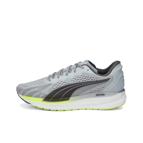PUMA Magnify Nitro Knit Slip-Resistant Abrasion-Resistant Low-Top Беговые кроссовки Мужские