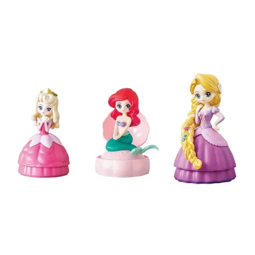 LIOH TOY Disney Cute Princess Styling The Little Mermaid Ornament Lucky Draw Полная коробка 3 шт