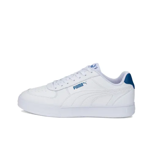 PUMA Caven Аbrasion Resistant Низкие Кроссовки для скейтбординга Унисекс Белый Синий