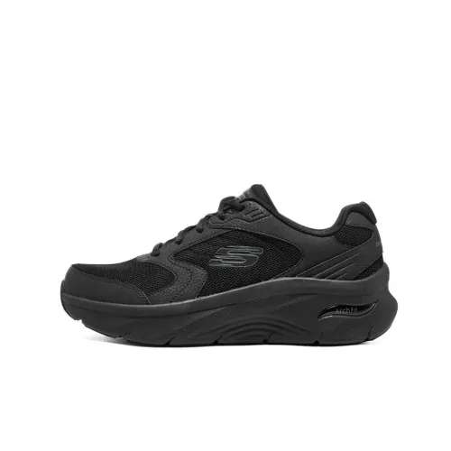 Skechers ARCH FIT D'LUX Низкий Топ Casual Мужской Черный