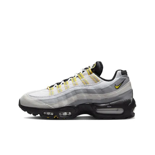 Nike Air Max 95 Low Топ Повседневные Беговые Кроссовки Мужские Белые Серые