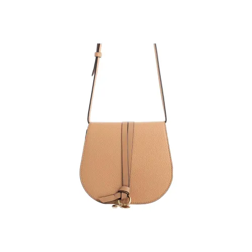 Chloe Alphabet с рельефной телячьей кожей седельная сумка сумка через плечо женская светлый янтарный