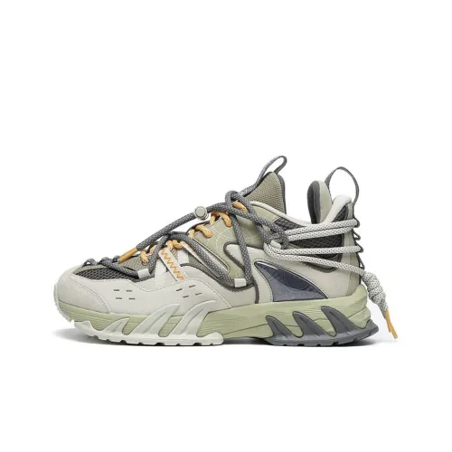 Подкладка Xiao Yao Xing Getaway Low Топ Спортивная повседневная обувь Мужская Вяз Ветка Зеленая