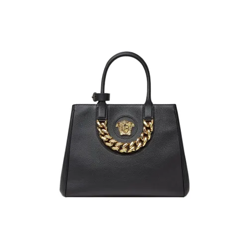 FANSIZHE La Medusa Grained Телячья кожа Тоут Сумка Сумка для покупок Сумка через плечо Сумка среднего размера Женская Черная