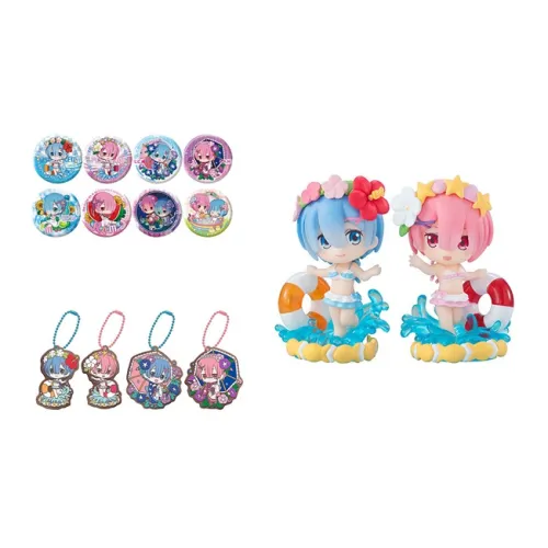 BANDAI ZERO Starting Жизнь В Другом Мире Rem 5 Штук Яйца Hunt Prize Счастливый Draw Весь Набор 12 Штук