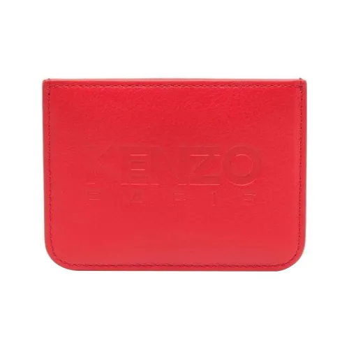 KENZO Кожа Держатель для карт Держатель для карт Женский Красный