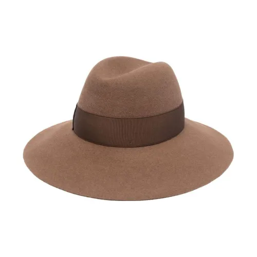 Borsalino Шерсть Цилиндры Женские Коричневый