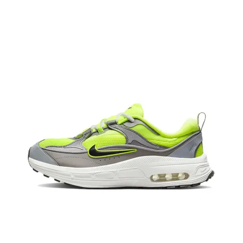 Nike Air Max Bliss Low Топ Беговые кроссовки Женские Серый Зеленый