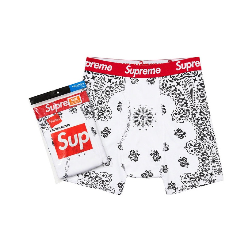 Supreme / Hanes® Boxer Briefs (2 Pack) Supreme Boxers 2 Пачка - POIZON