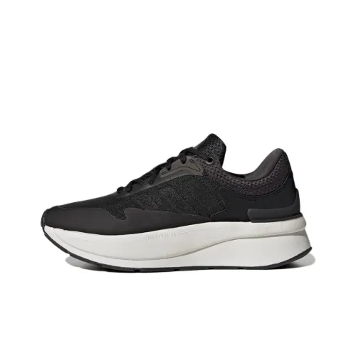 Adidas ZNCHILL Slip-resistant Abrasion-resistant Low-top Trail Running Shoes Men's Black White Adidas ZNCHILL Slip-resistant Abrasion-resistant Низкие кеды для бега по пересеченной местности Мужские Черный Белый