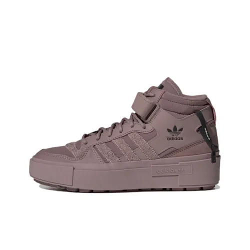 Adidas Originals FORUM Bonega X MID Топ Скейтборд Кроссовки Женские Фиолетовые