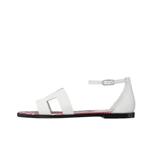 HERMES One Ремень Сандалии Женские Белые