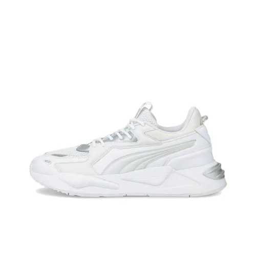 PUMA RS Z Molded Low Топ Повседневная обувь Унисекс Белый Серебряный