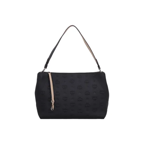 MCM Коровья кожа Портативная сумка через плечо сумка на плечо обычная женская черная