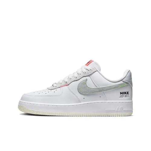 Nike Air FORCE 1 Low Топ Скейтборд Кроссовки Унисекс Белый Серый
