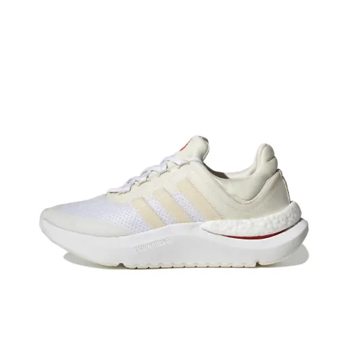 Adidas ZNSARA BOOST LIFESTYLE Slip-resistant Abrasion-resistant Breathable Low-top Casual Shoes Women's Beige White Adidas ZNSARA BOOST LIFESTYLE Противоскользящий Устойчивый к истиранию Дышащий Низкий Верх Повседневная Обувь Женская Бежевый Белый