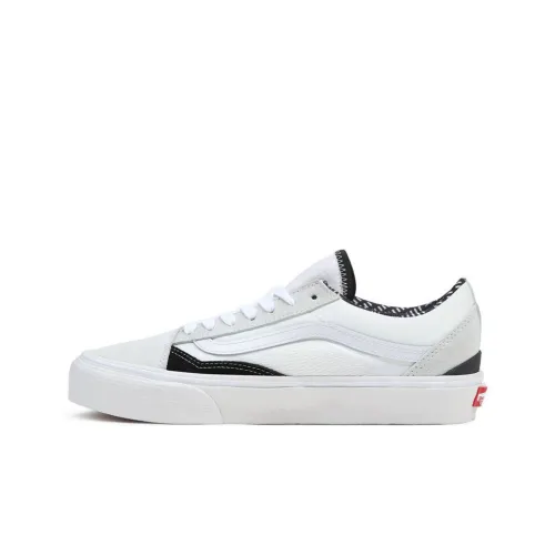 Vans Old Skool Collection Gore Te Low Топ Скейтборд Кроссовки Унисекс Белый Серый