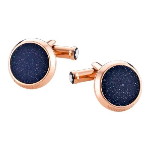 MONTBLANC Meisterstuck Нержавеющая сталь Запонки Мужской Синий