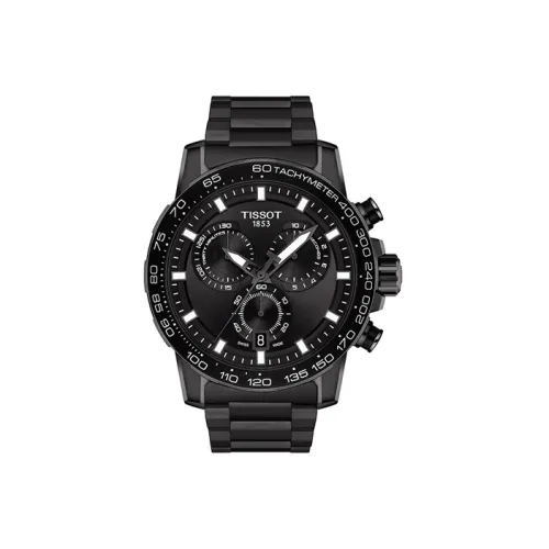TISSOT T SPORT Collection Black Knight Кварцевый механизм Мужские часы 45,5 мм Черный циферблат
