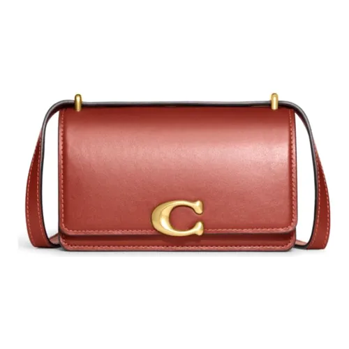 COACH Bandit Коровья кожа Сумка через плечо Маленькая Женская