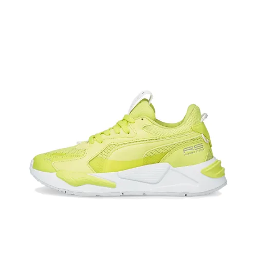 PUMA RS Z Neon Low Топ Повседневная обувь Женская Желтая Белая