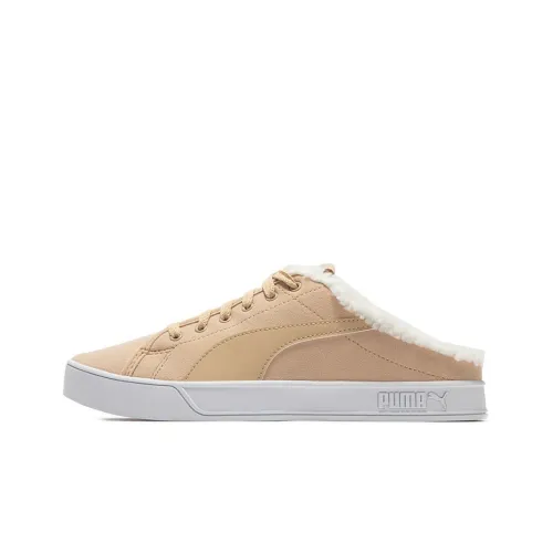 PUMA Bari Mule Шерпа Устойчивые к истиранию Низкие Кроссовки для скейтбординга Унисекс Земляной Желтый