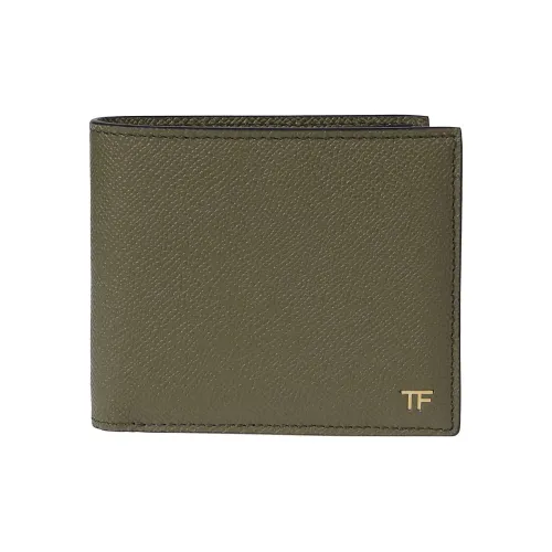 TF Кожа Кошелек Мужской Армейский зеленый